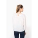 Blouse crêpe manches longues femme - kariban cadeau d’entreprise