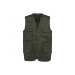 Gilet polycoton multipoches doublé unisexe, Gilet ou veste reporter multi-poches publicitaire