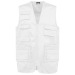 Gilet polycoton multipoches doublé unisexe, Gilet ou veste reporter multi-poches publicitaire