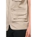 Gilet polycoton multipoches doublé unisexe, Gilet ou veste reporter multi-poches publicitaire