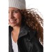 Bonnet côtelé avec revers, Bonnet et casquette durable publicitaire