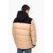 Parka matelassée à capuche bi-ton unisexe, Parka publicitaire