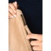 Pochette écoresponsable en velours côtelé, pochette poignet ou bras publicitaire