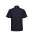 Popeline en polyester/coton. Facile dentretien, repassage minimum. 7 boutons ton sur ton., Chemise manches courtes publicitaire