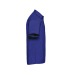 Popeline en polyester/coton. Facile dentretien, repassage minimum. 7 boutons ton sur ton., Chemise manches courtes publicitaire