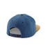 Casquette visière aspect daim, Casquette à visière plate publicitaire