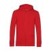 Sweat capuche zippé organique, Textile B&C publicitaire