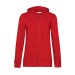 Sweat capuche zippé organique femme, Textile B&C publicitaire