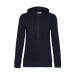 Sweat capuche zippé organique femme cadeau d’entreprise