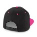 Casquette 5 pans avec visière contrastée, Casquette à visière plate publicitaire