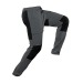 Fermeture à bouton avec braguette zippée. Coupe slim. Ceinture élastiquée sur les côtés. cadeau d’entreprise