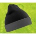 Bonnet en polyester recyclé avec rabat contrasté, Bonnet et casquette durable publicitaire