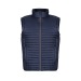 Bodywarmer matelassé en polyester recyclé, Bodywarmer ou veste sans manches publicitaire