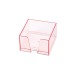 Support bloc papier papier 89x89x77mm, conteneur porte bloc-notes et feuilles de papier publicitaire