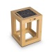 Lampe solaire en bambou cadeau d’entreprise