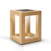 Lampe solaire en bambou, objet solaire publicitaire
