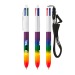 BIC® 4 Couleurs® Rainbow Decor Lanyard cadeau d’entreprise