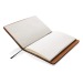 Carnet de notes avec pochette pour téléphone, Carnet à couverture rigide publicitaire