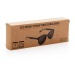 Lunettes de soleil écologiques en fibre de paille, lunette de soleil publicitaire