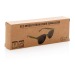 Lunettes de soleil écologiques en fibre de paille, lunette de soleil publicitaire