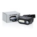 Lampe frontale avec LED et COB, lampe frontale publicitaire