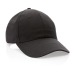 Casquette 6 panneaux en coton recyclé 190g - Impact, Bonnet et casquette durable publicitaire