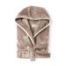 Peignoir de luxe en peluche rPET Louis taille S-M, peignoir publicitaire