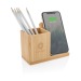 Chargeur sans fil 10W en bambou FSC® Calgary cadeau d’entreprise