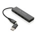 Miniature du produit Hub avec 3 ports USB en aluminium recyclé RCS Terra 5