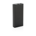 Power bank 20.000mAh et 20W en aluminium recyclé RCS Terra, Batterie de secours ou powerbank publicitaire