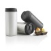 Mug Metro en acier inoxydable recyclé RCS, gadget écologique recyclé ou bio publicitaire