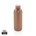 Bouteille isotherme 500ml en acier inoxydable recyclé RCS, gadget écologique recyclé ou bio publicitaire