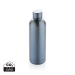 Bouteille isotherme 500ml en acier inoxydable recyclé RCS, gadget écologique recyclé ou bio publicitaire