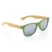Lunettes de soleil en bambou FSC® et plastique recyclé RCS, objet écologique publicitaire