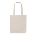 Sac tote en toile recyclée et non teintée Impact Aware™, Sac shopping durable publicitaire