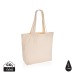 Sac shopping en toile 240g/m² recyclée non teinté Aware™ cadeau d’entreprise
