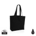 Sac shopping en toile 240g/m² recyclée non teinté Aware™, Sac shopping durable publicitaire