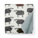 Plaid sherpa en rPET Sheep - Vinga, Couverture ou plaid publicitaire