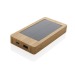 Miniature du produit Batterie de secours publicitaire solaire 10.000mAh en bambou Sunwick 1