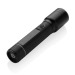 Torche robuste rechargeable par USB en aluminium recyclé RCS cadeau d’entreprise