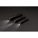 Torche robuste rechargeable par USB en aluminium recyclé RCS, Lampe torche publicitaire
