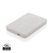 Powerbank magnétique 5000mAh en plastique RCS, Batterie de secours ou powerbank publicitaire