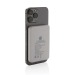 Powerbank magnétique 5000mAh en plastique RCS, Batterie de secours ou powerbank publicitaire