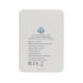 Powerbank magnétique 5000mAh en plastique RCS, Batterie de secours ou powerbank publicitaire