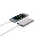Powerbank 4000mAh en plastique recyclé/aluminium RCS, Batterie de secours ou powerbank publicitaire