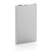 Powerbank 4000mAh en plastique recyclé/aluminium RCS, Batterie de secours ou powerbank publicitaire