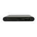 Powerbank 4000mAh en plastique recyclé/aluminium RCS, Batterie de secours ou powerbank publicitaire