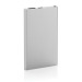 Powerbank 4000mAh en plastique recyclé/aluminium RCS, Batterie de secours ou powerbank publicitaire