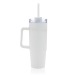 Mug 900ml avec poignée en plastique recyclé RCS , Mug isotherme publicitaire