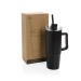 Mug 900ml avec poignée en plastique recyclé RCS , Mug isotherme publicitaire